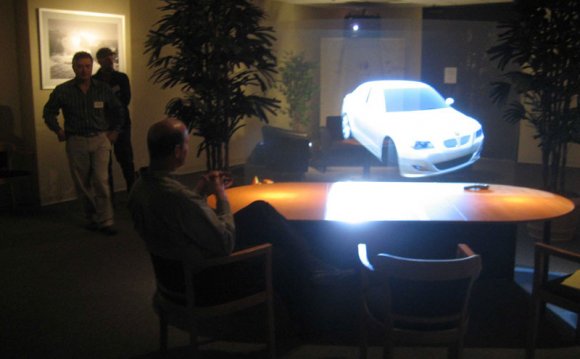 3D projection of a car