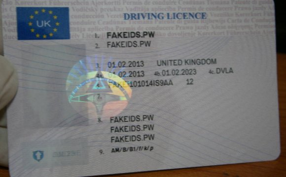 Fake Driving Licence with