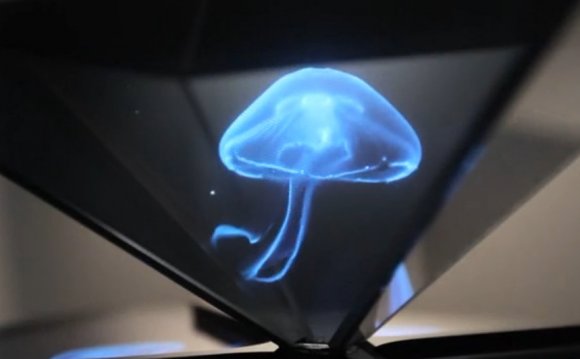 A video hologram projector