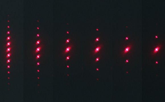 Diffraction pattern of green