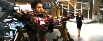 Captain America Shield in Iron Man