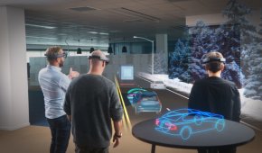 Microsoft HoloLens in use with Volvo Cars