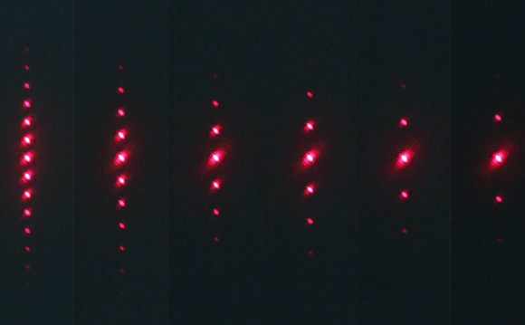 Wavelength of Laser light diffraction grating experiment