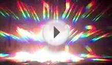 Bestival 2014 fireworks with diffraction lens