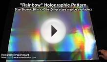Holographic Paper Stock for Promotional Products