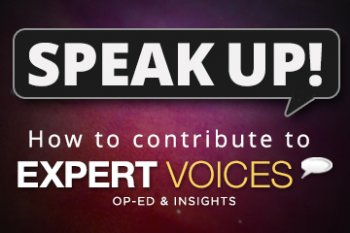 If you're a topical expert — researcher, business leader, author or innovator — and would like to contribute an op-ed piece, <a href=