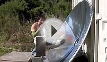 70 SOLAR SATELLITE DISH COOKER parabolic mirror DIY
