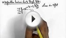 7. Physics | Diffraction of Light | Diffraction Maxima due