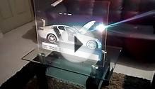 INTERACTIVE HOLOGRAPHIC TRANSPARENT GLASS DISPLAY