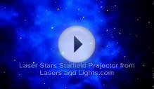 Laser Stars Starfield Projector demonstration video