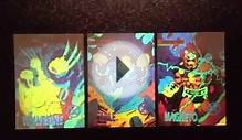 X-men 1992 Hologram Insert Cards Wolverine Magneto Cable